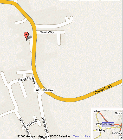 Map showing LJ Cannings location