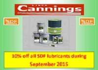 10% OFF all SDF lubricants.